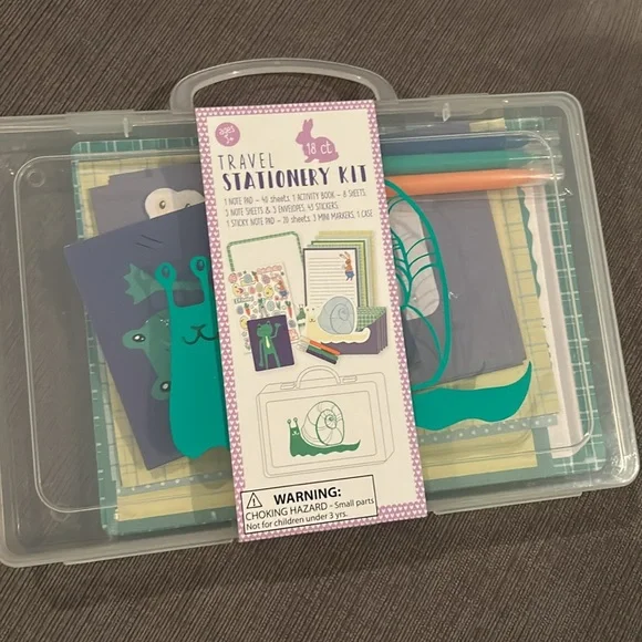 Travel stationary Arts and Crafts Kit NEW