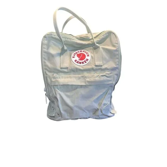 Fjallraven Kanken everyday outdoor water resistant light green durable backpack