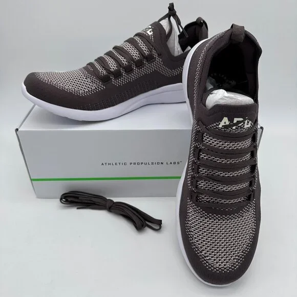 APL Men's‎ TechLoom Breeze Running Sneaker, Size 13, Chocolate/Silk/White