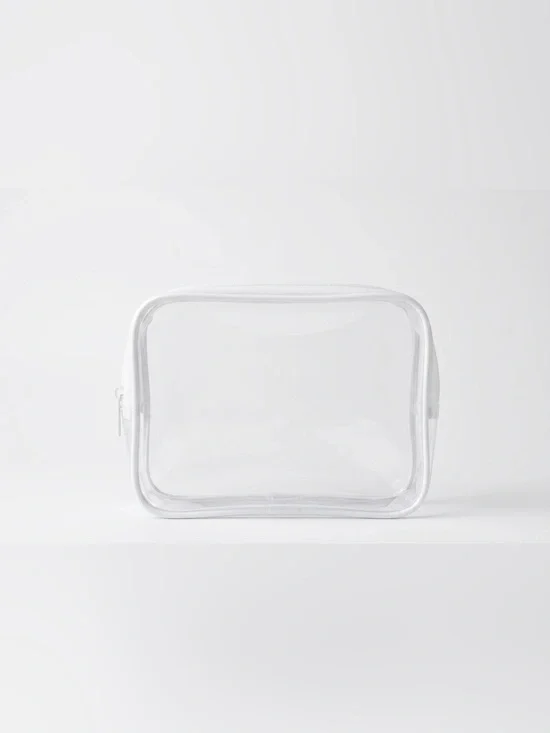 Unbranded Clear Zipper Makeup Bags - Unisex One Size (Set of 3)