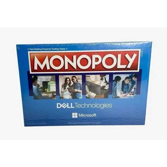 NEW Factory Sealed Monopoly Dell Technologies Microsoft HASBRO USA Board Game