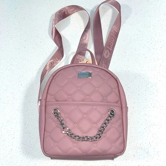 Backpack - Adorable Mauve Backpack by Betsy Johnson, New with Tags