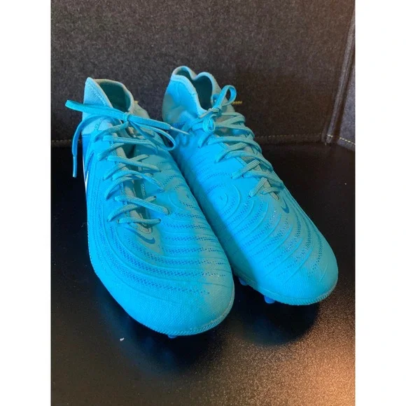 Nike Phantom Luna II Academy FJ2585-400 Blue Fury Soccer Cleats Size 7