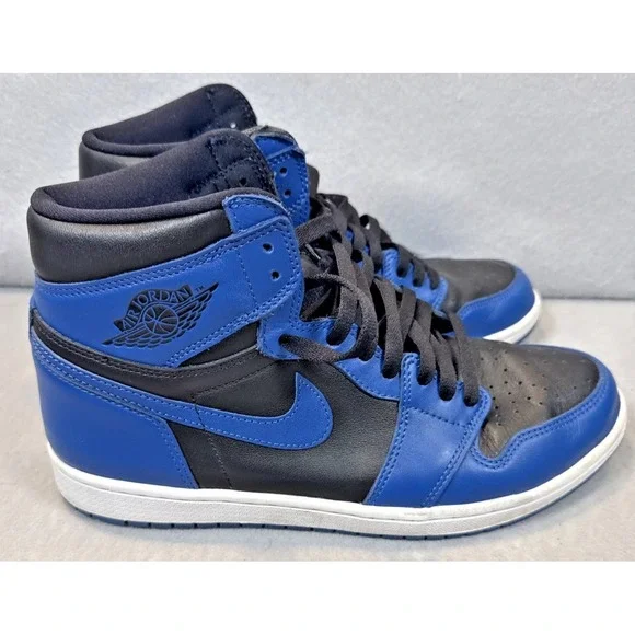 Jordan 1 Retro OG High Dark Marina Blue-555088-404sz 10.5