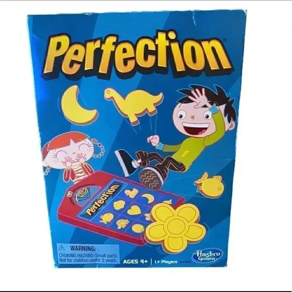 Hasbro Perfection Strategy/ Counting Game Travel Fun