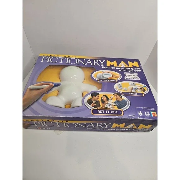 Electronic Pictionary Man Game Mattel 2007 Draw‎ On Me Incomplete Parts