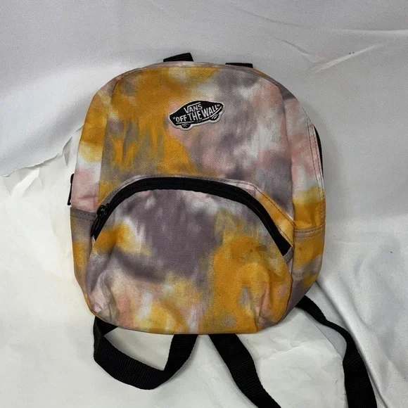 Vans -Got This, Mini-Backpack Golden Tie Dye, with rare vans off the wall patch