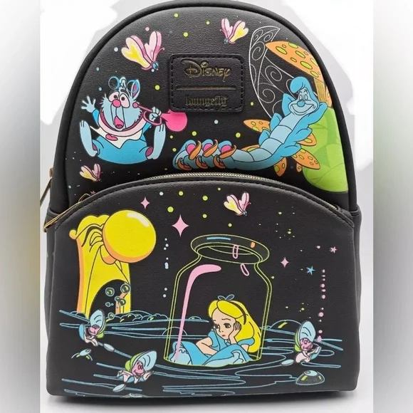 Disney Loungefly Alice in Wonderland Backpack NWT​