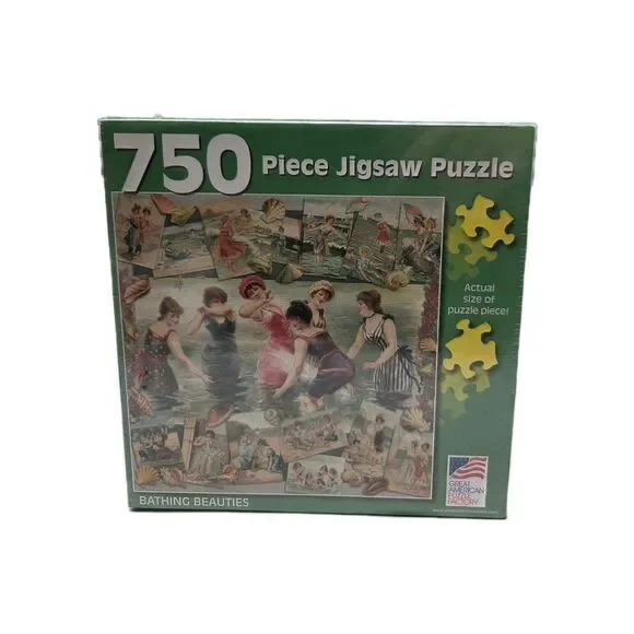 Great American Puzzle Factory Bathing Beauties 750 Pieces New Sealed