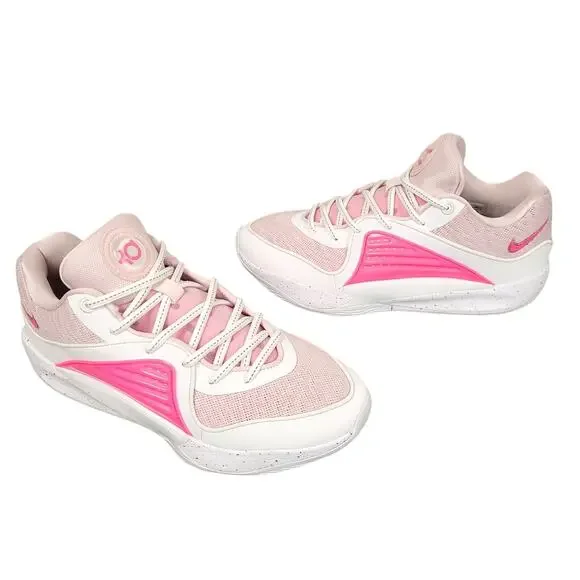 Nike By You Men’s KD 16 Aunt Pearl Basketball Shoes Sz 7 Ltd FB2390-900 Pink