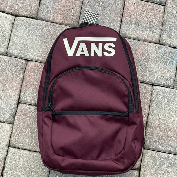 Vans Ranged 2 Prints Adult Laptop Backpack One Size (Port Royale) NWT