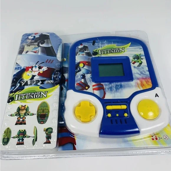 VTG Yappy Dog Hand Held Electronic Game Fighter Plane Illusion NOS RARE!