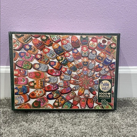 Cobble Hill 1000 Piece Puzzle with Colorful Matryoshka Dolls