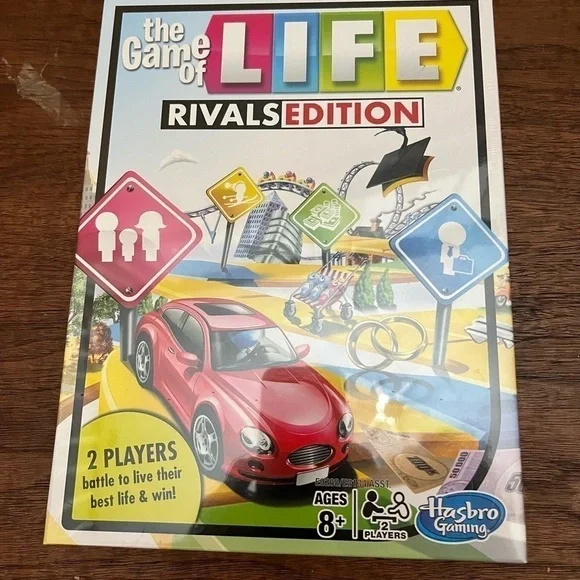 New Sealed HasbroThe Game of Life Rivals Edition. 2 players, age 8+. New