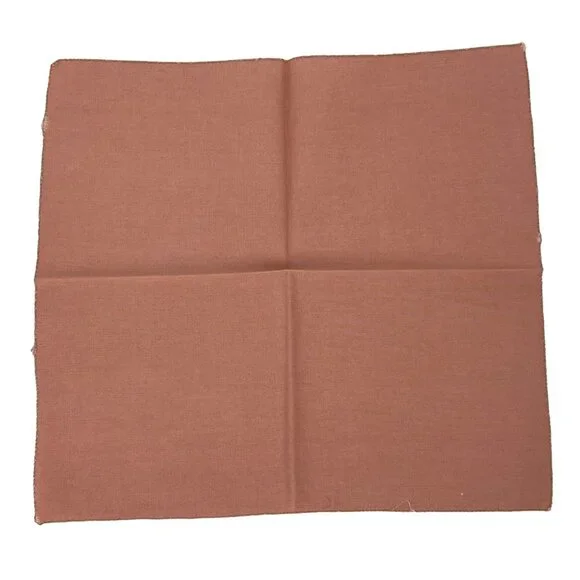 4 Vintage Dusty Rose Pink Luncheon Cocktail Linen Napkins