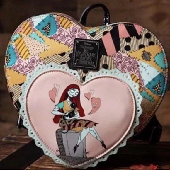 Loungefly The Nightmare Before Christmas Sally Heart Mini Backpack EXCLUSIVE HTF