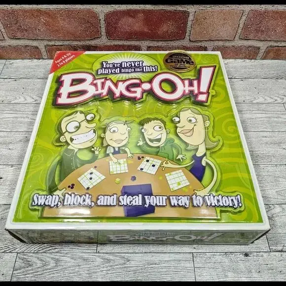 BING-OH! Family Game Swap Block Steal Way to Victory 2005 By Haywire Complete