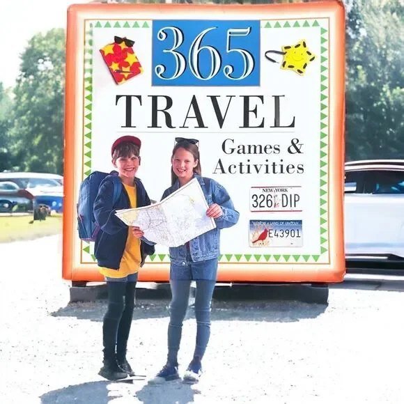 365 Travel Games & Activities Book l Paperback l Solutions Included l Pages: 240