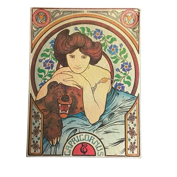 Vintage Capricorn Zodiac 1500 Piece Puzzle International Team Italy Rare