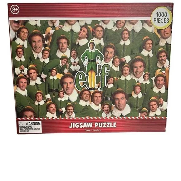 Elf The Movie Jigsaw Puzzle 1000 Pieces Christmas Buddy - Will Ferrell - New