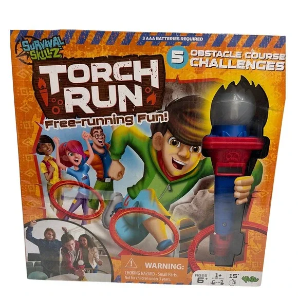 Yulu Survival Skillz Torch Run Obstacle Course Game New Sealed Free-running Fun