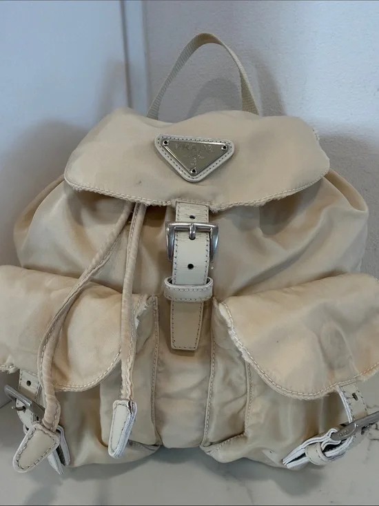 Prada Beige Backpack