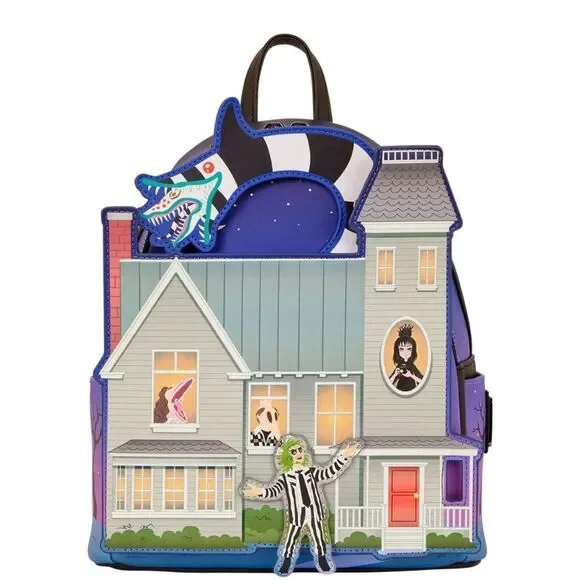 Loungefly WB Beetlejuice Mini Backpack