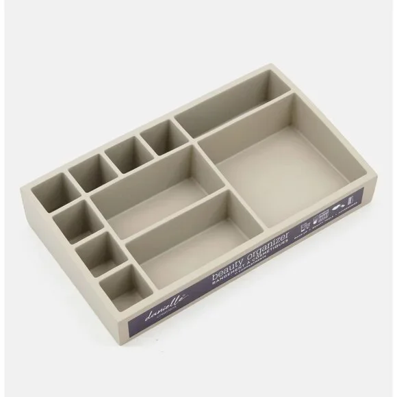 Grey Cosmetic Beauty Organizer Heavy Duty by Danielle Creations