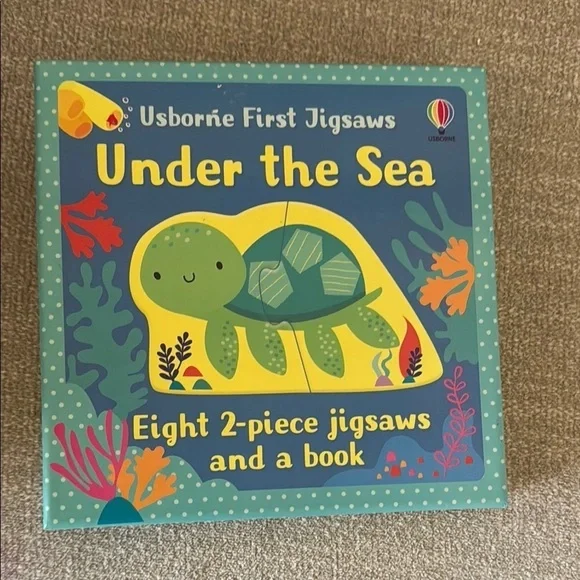 Usborne First Jigsaw Under The Sea Two Piece Puzzles 8 Sets