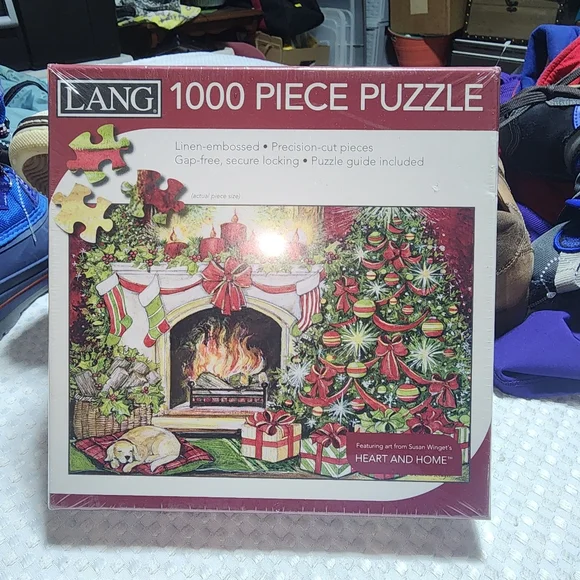 LANG CO NIB 1000 PIECE HEART & HOME PUZZLE