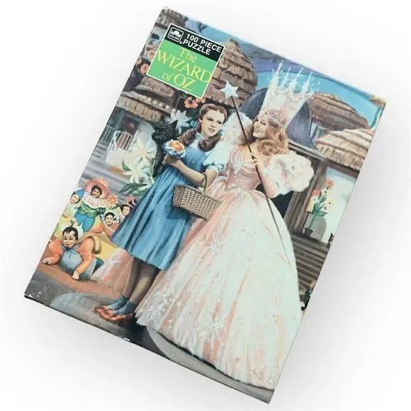 Vintage 1980s Wizard of Oz Puzzle New Golden 1988 100 Pieces