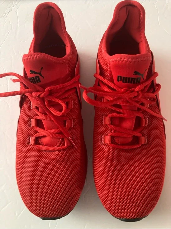 Puma Red Men's SZ 9.5 Athletic Sneakers comfort plus.