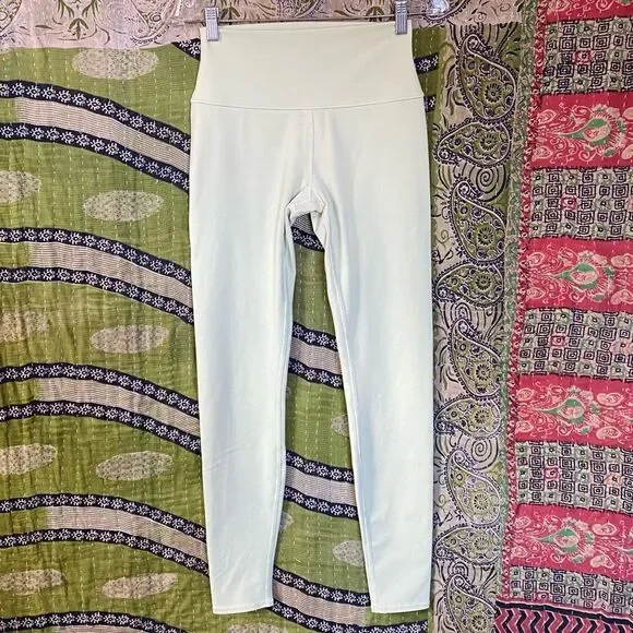 Alo Yoga Sage Green High-Waist Air Brush Leggings Size Small