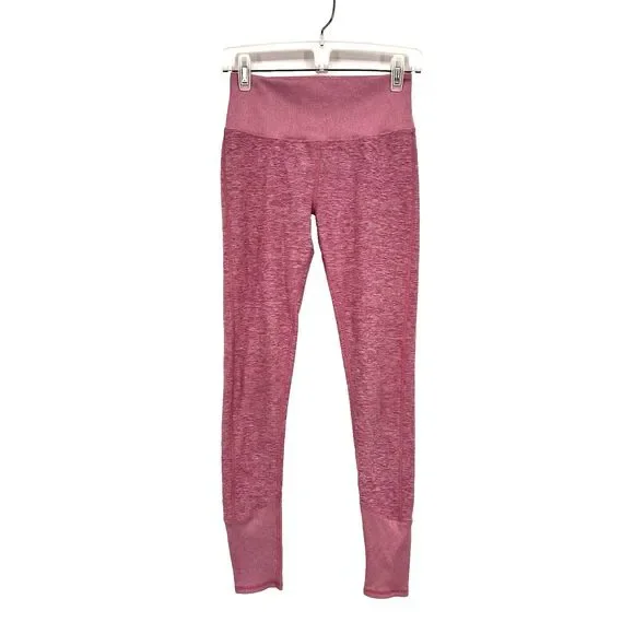 Alo Yoga High Waist Alosoft Lounge Legging In Pink Heather Size Medium