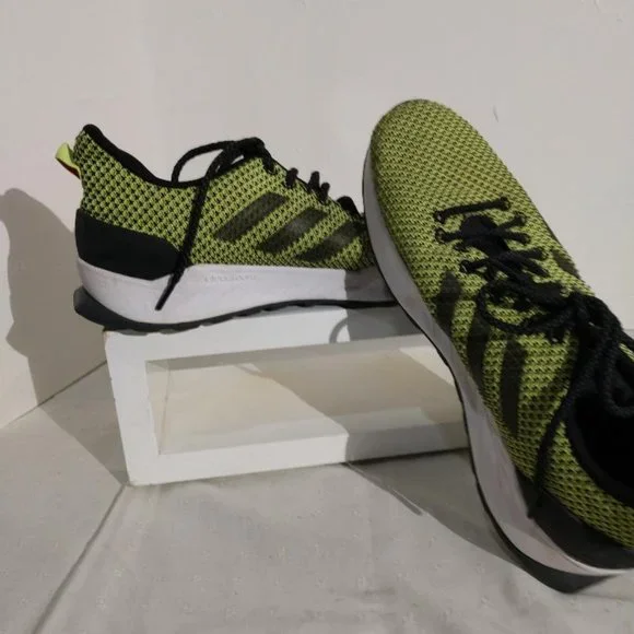 Adidas Traxion Questar Trail Neon/Black Athletic Shoes-Size 12-1/2