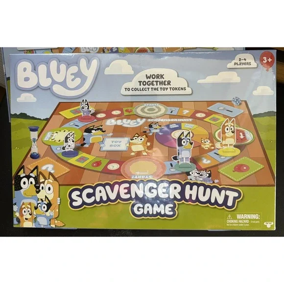 Bluey Scavenger Hunt Board Game Ages 3+ - NEW / SEALED