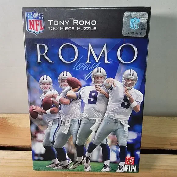 NFL Dallas Cowboys Tony Romo 100 Piece  Chipboard Puzzle 11.5