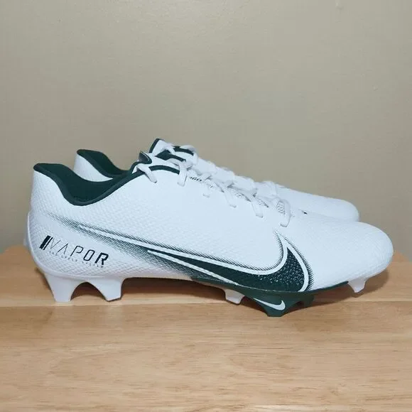 Nike Vapor Edge Speed 360 Football Cleats White Green CV6349-103 Men's Size 13.5