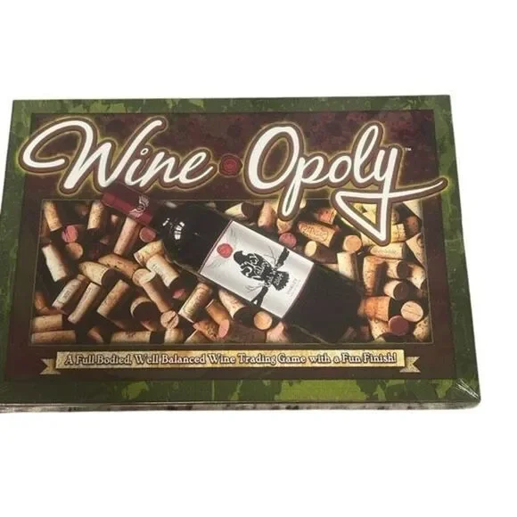 Brand New Wine-Opoly Board Game Monopoly Wine Trading Sealed