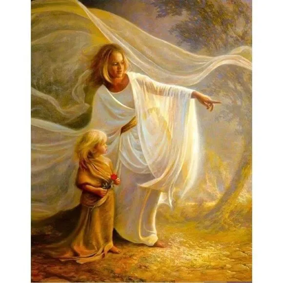 SunsOut NEW PUZZLE Heavenly Hands Art by Greg Olsen 550 Pieces 15.5