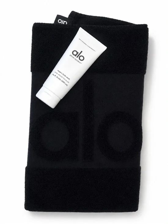 alo Mega-C Body Wash and Towel