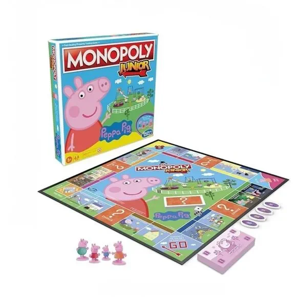 SEALED Monopoly Junior Peppa Pig Spanish Boardgame JUEGO DE MESA EN ESPAÑOL 5yr+