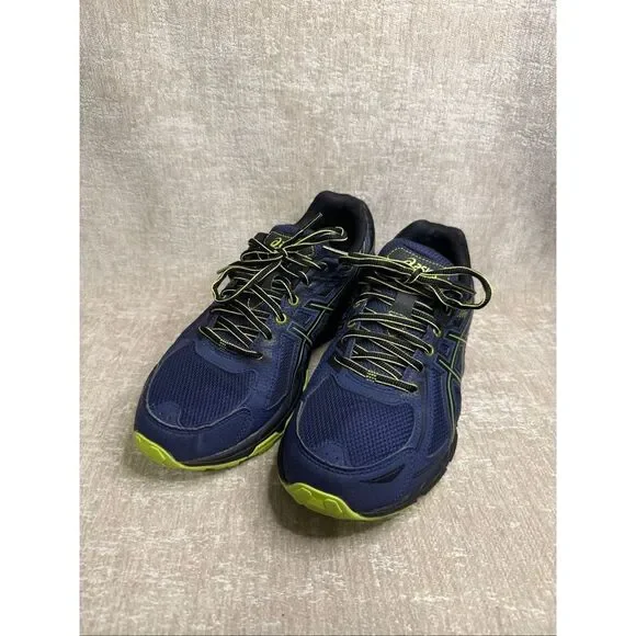 Asics Men's Lace-up Gel-Venture 6 Active Running Sneakers Black Size 10.5