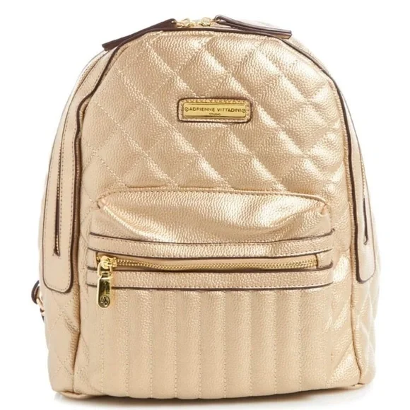 Adrienne Vittadini Shimmering Quilted Packpack