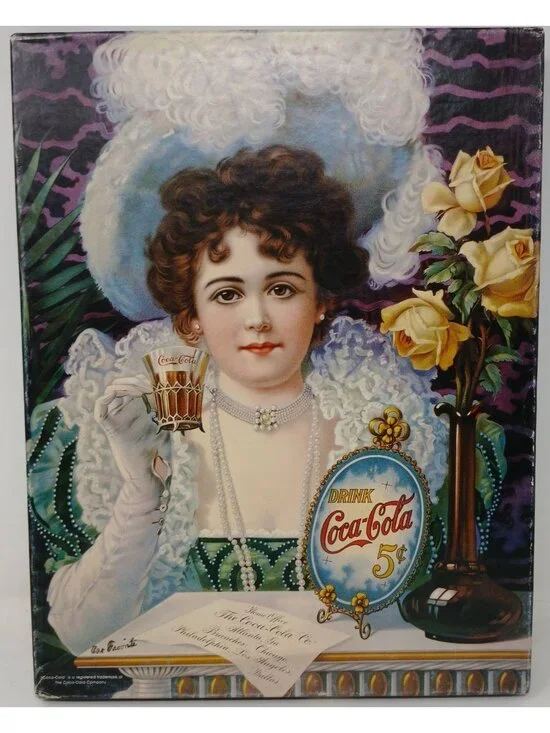 VTG Springbok Coca-Cola 500+ Puzzle Old Fashioned Girl PLZ4114 18