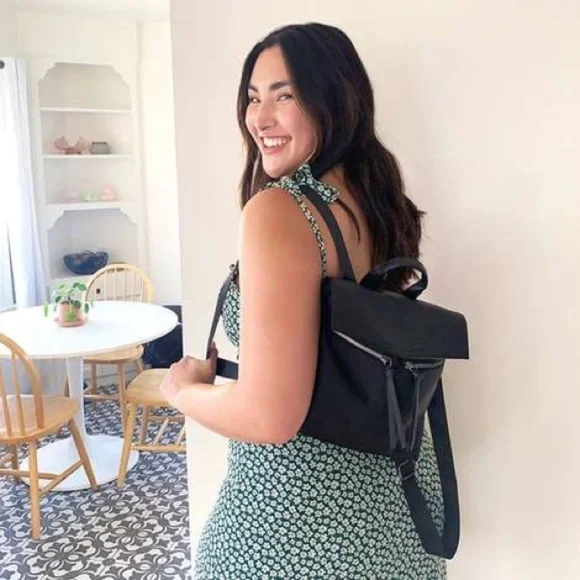 Botkier New York Black Trigger Multi Functional Backpack