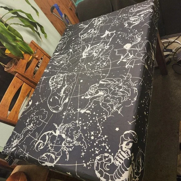Constellation Stars Astrology Celestial Wall Hanging Tablecloth  60 X 50