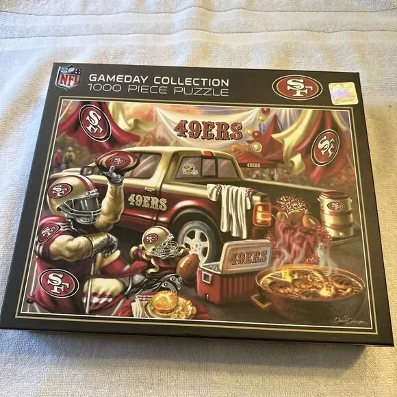 1000 Piece Jigsaw Puzzle for Adults - NFL San‎ Francisco 49ers Gameday - New