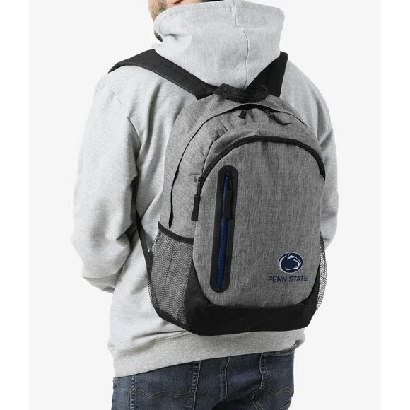 Penn State Nittany Lions Backpack Gray NCAA College Football School Bag