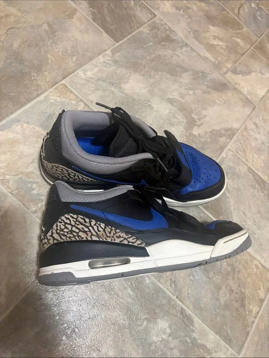 Air Jordan Legacy 312 Low Black/White/Cement Grey/Game Royal Men’s Size 10
